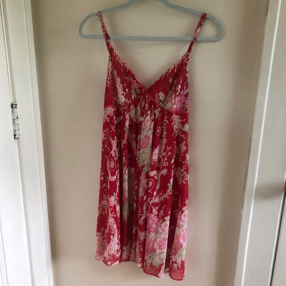 Set- Oscar de la Renta floral nightgown and robe - Picture 3 of 6